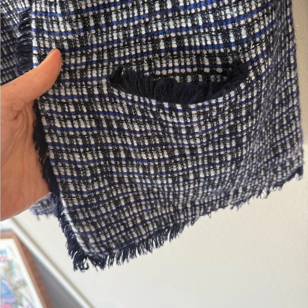 J. Crew textured soft fringe